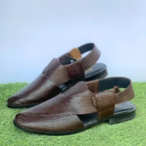 Traditional Brown Leather Kherri - K003