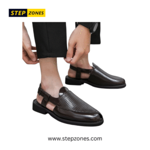 Men’s Brown Leather Kherri Sandals - Peshawari Style - LF003