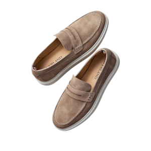 Men’s Brown Suede Loafers - LF009