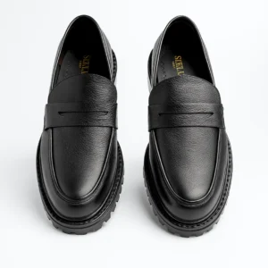 Black Leather Loafers 1 - Stepzones